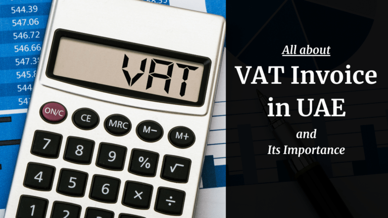 VAT Invoice in UAE & Its Importance